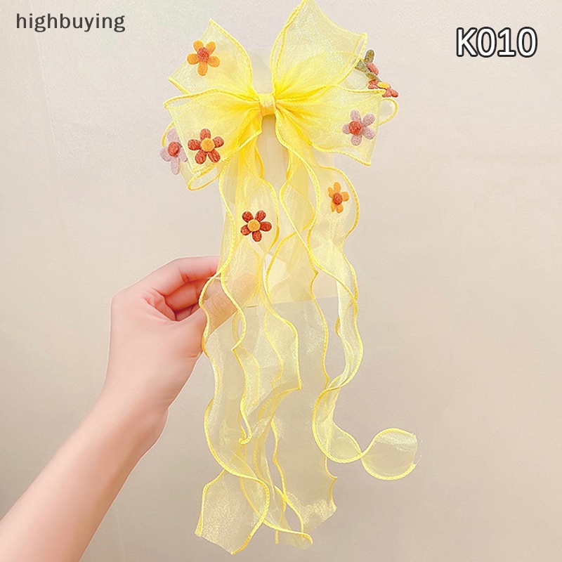 Kẹp TóC HìNh Nơ DàI Dễ Thương Cho Bé GáI