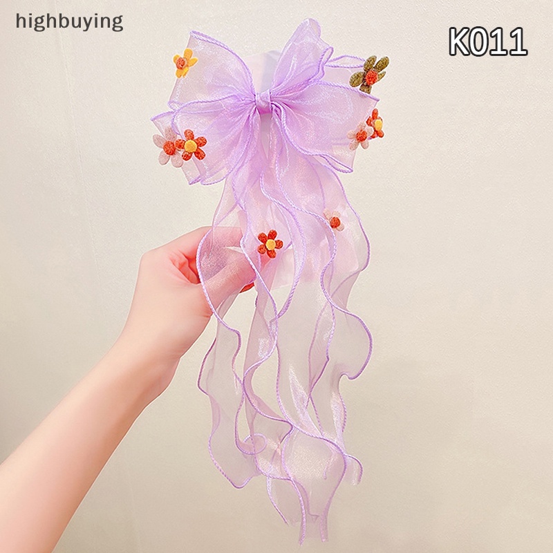 Kẹp TóC HìNh Nơ DàI Dễ Thương Cho Bé GáI