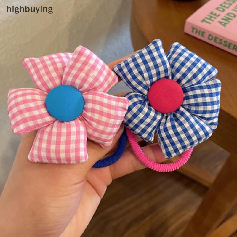 1 Băng Đô Cài Tóc Đính Hoa Lớn Co Giãn Dễ Thương Cho Bé Gái