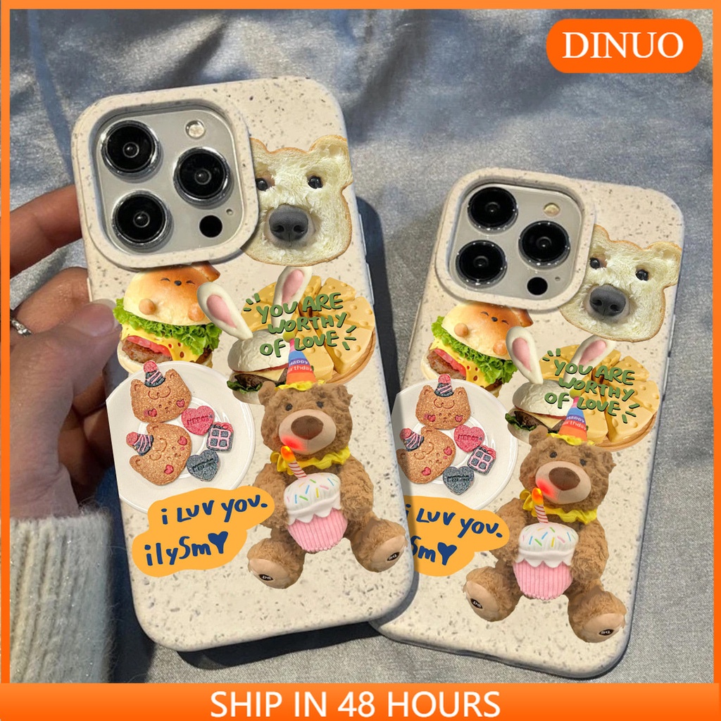 Ốp Điện Thoại Hình Bánh Mì Nướng Cho iphone14promax / 13 / 12 / 11 / XR / XS / X / XSMAX