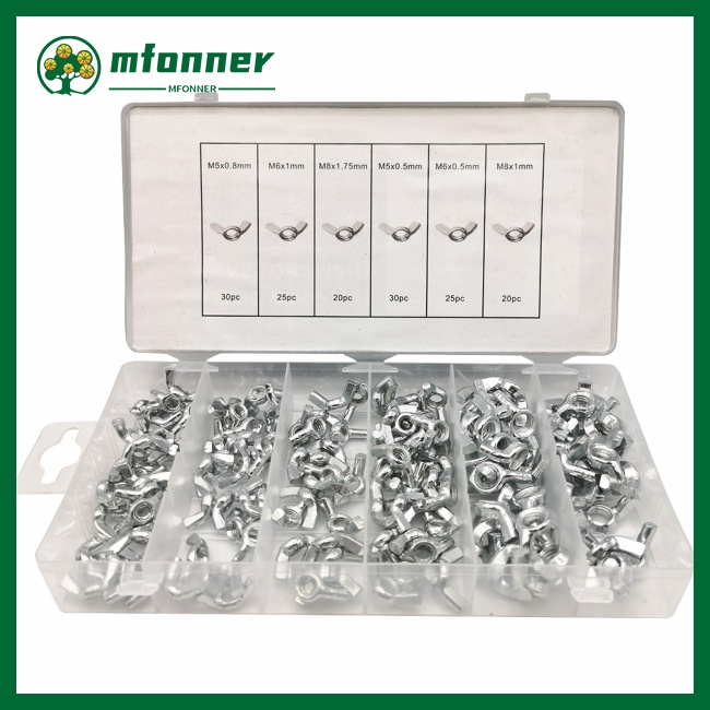 Set 150 Đai Ốc M5-m8 Bằng Hợp Kim Thép Chất Lượng Cao