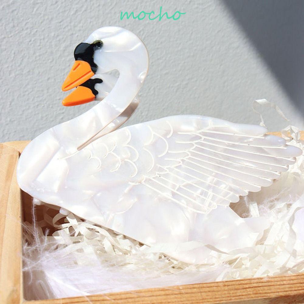 Kẹp Tóc Móng Vuốt Hình Cá Mập Hoạt Hình Màu Trắng Thời Trang Cho Nữ