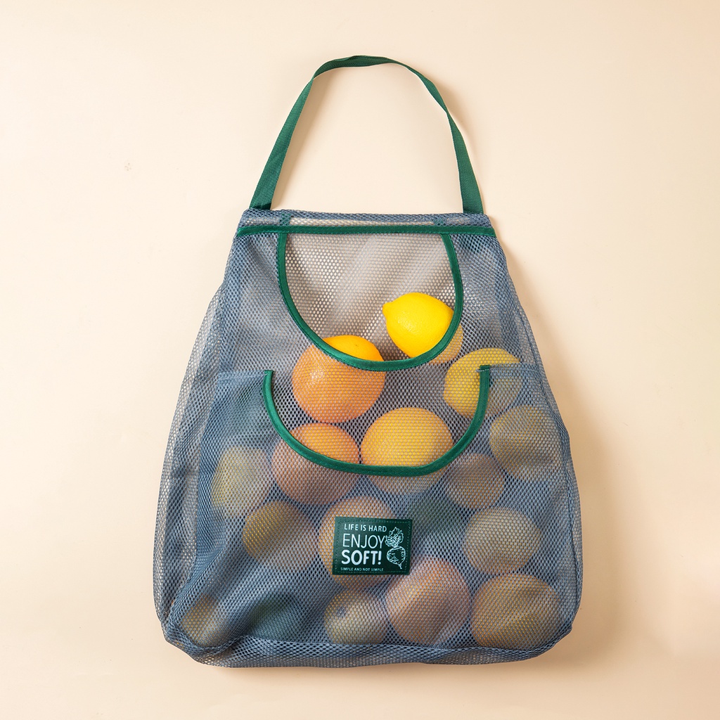 Túi Lưới Đựng Đồ Treo Nhà Bếp Đa Năng Thoáng Khí