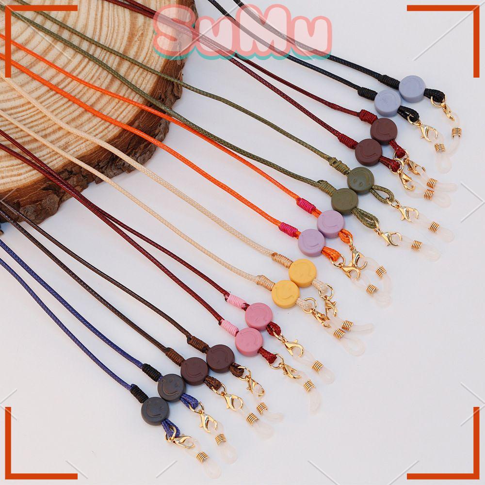 Dây Đeo Mắt Kính Hình Mặt Cười Chống Trượt Dây Xích Đeo Kính Mát Thời Trang