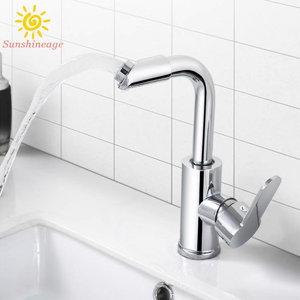 Vòi Nước Bồn Rửa Bằng Hợp Kim Kẽm Mạ Crom + ABS