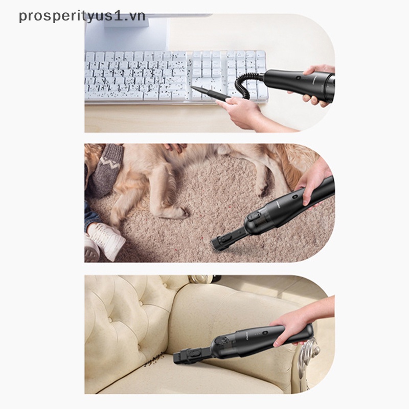 [prosperityus1] Máy Hút Bụi Ô Tô Cầm Tay Mini Mạnh Mẽ Nhẹ Nhàng [VN]