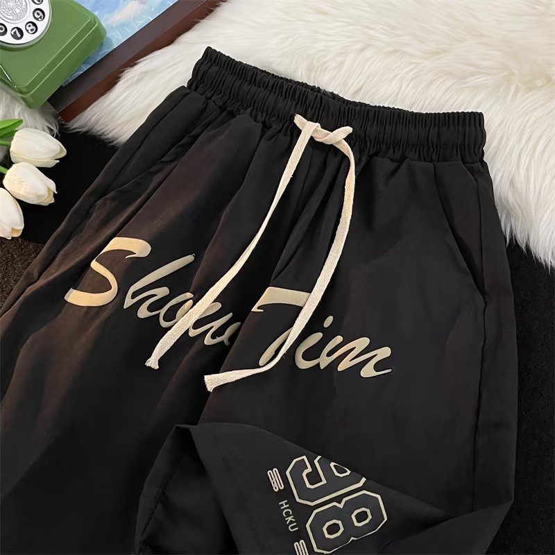 Quần Short Thể Thao Dáng Suông In Chữ Đơn Giản Thời Trang Cho Nam