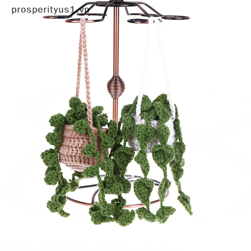 1 [Prosperityus] 1 Cây Mọng Nước / Xe Hơi Đan Móc Thủ Công Dễ Thương [VN]