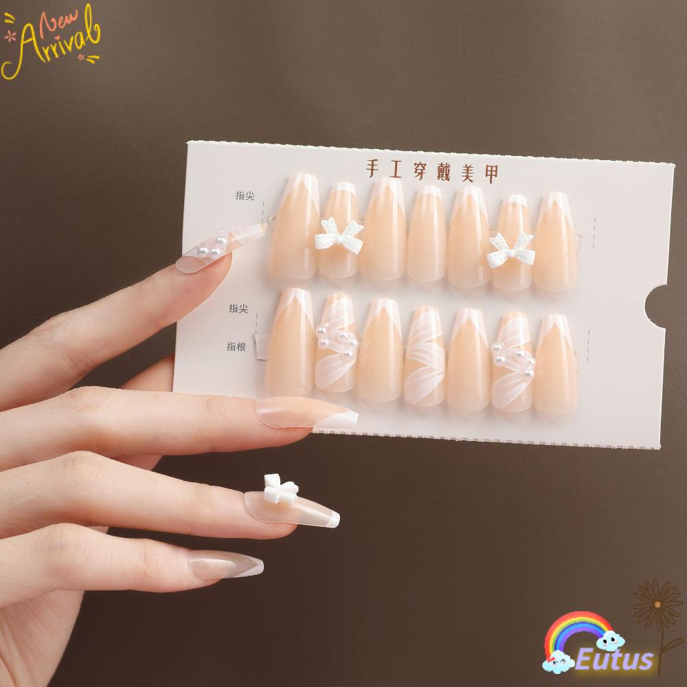 Bộ 30 Móng Tay Giả Che Phủ Toàn Diện Chất Lượng Cao