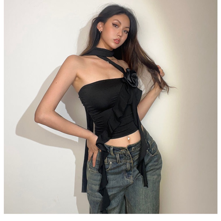 Áo Hai Dây Ôm Dáng Phong Cách Âu Mỹ Thời Trang Cho Nữ