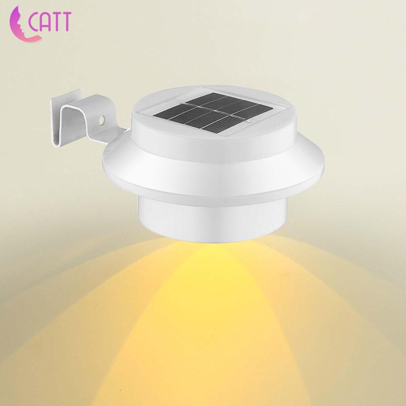 [Dadada1] Đèn LED Gắn Tường Ánh Sáng Trắng Sử Dụng Năng Lượng Mặt Trời