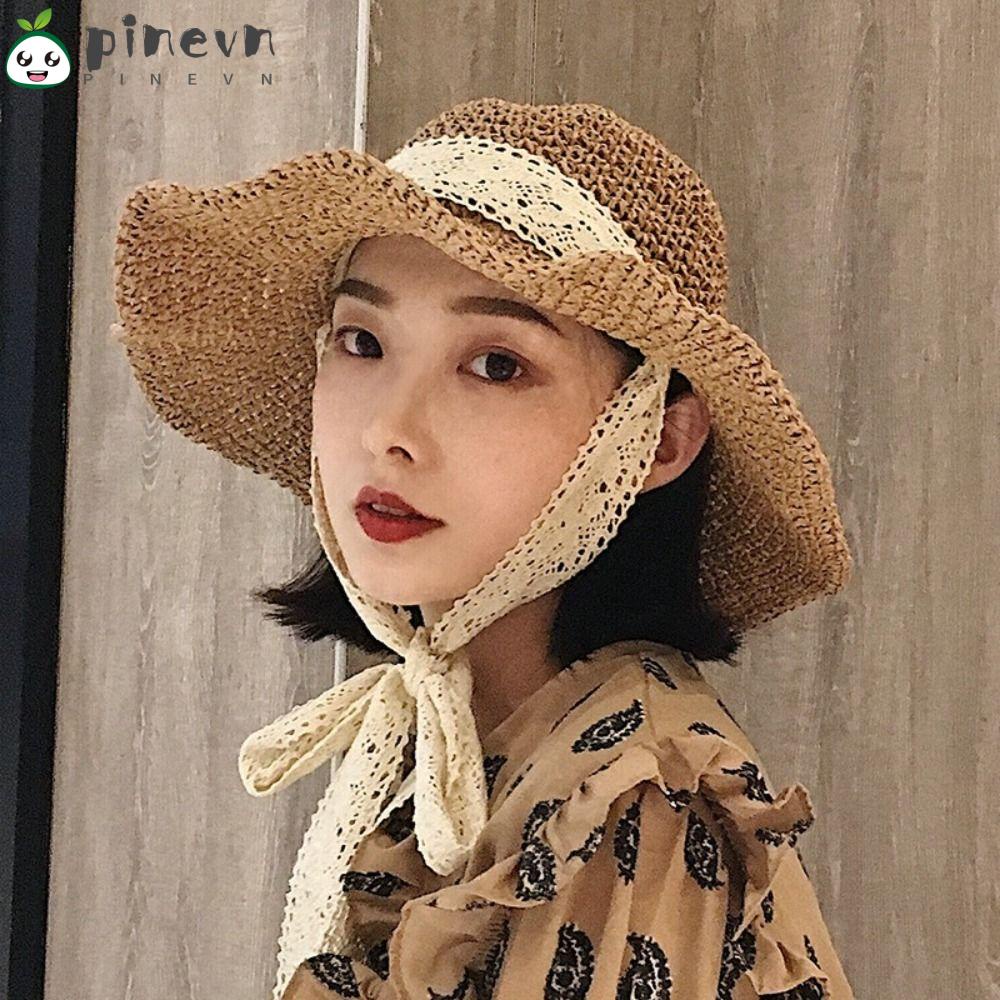 Mũ Cói Rộng Vành Thời Trang Hè Năng Động Cho Nữ