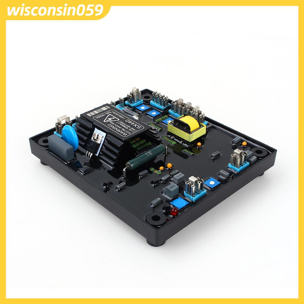 Wisconsin059 Bộ ổn áp tự động màu đen AVR SX440 mới cho máy phát điện Stamford