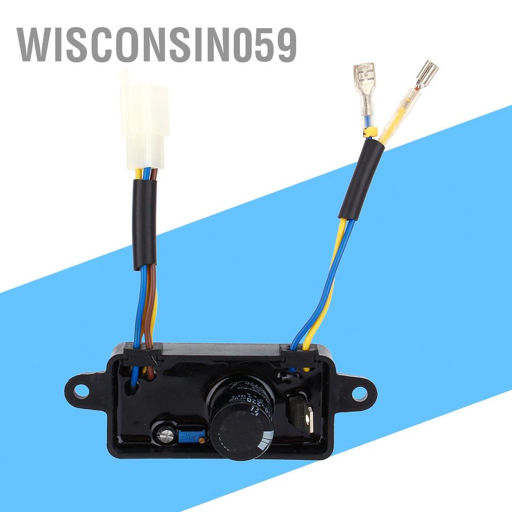 Wisconsin059 1 Bộ Điều Chỉnh Điện Áp Lưu Pha AVR Cho Máy Phát Xăng 2KW