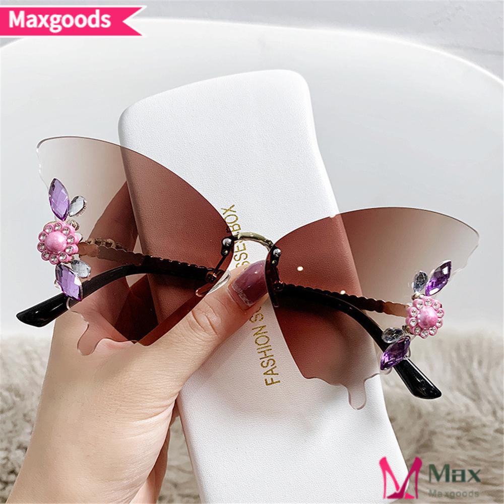 Kính Mát Hình Bướm Lấp Lánh Thời Trang Đường Phố