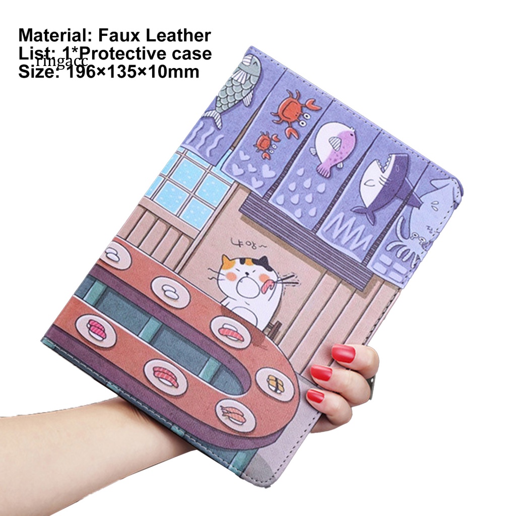 Bao Da Máy Tính Bảng RGA Giả Da Chống Rơi Vỡ + Giá Đỡ Gấp Gọn Được Cho iPad Mini 6