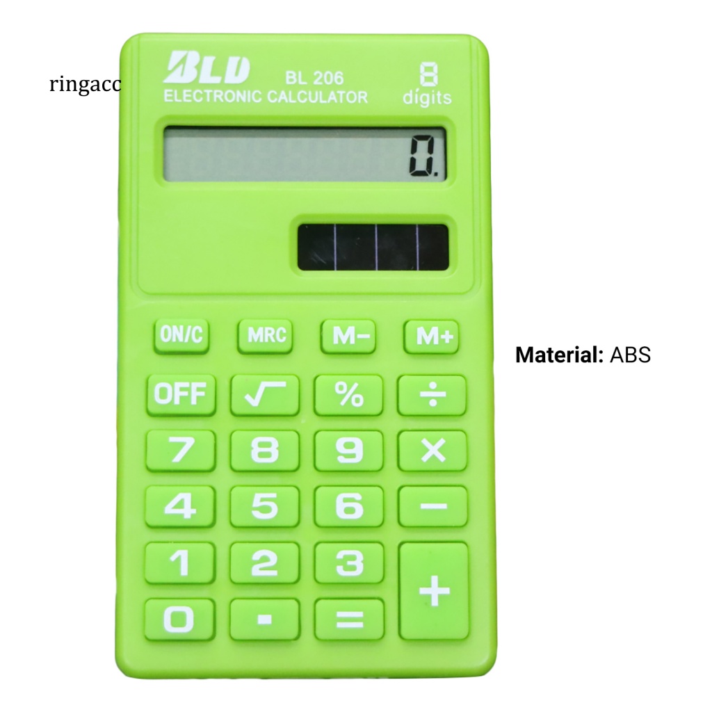 Máy Tính Cầm Tay Mini 8 Chữ Số Màu Kẹo Ngọt In Họa Tiết Hoạt Hình Dễ Thương Tiện Dụng Cho Học Sinh / Văn Phòng