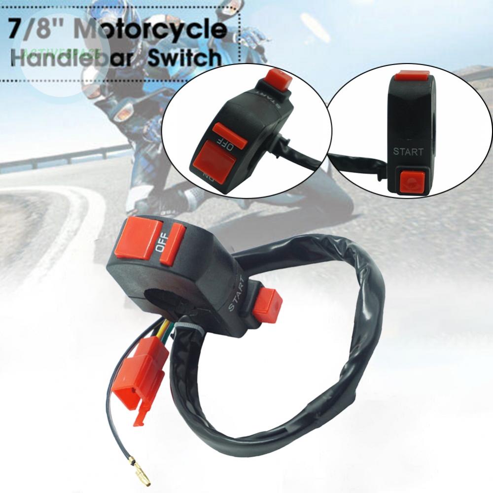 Công Tắc Động Cơ Xe Máy 7 / 8 &quot;DC12V / 10A