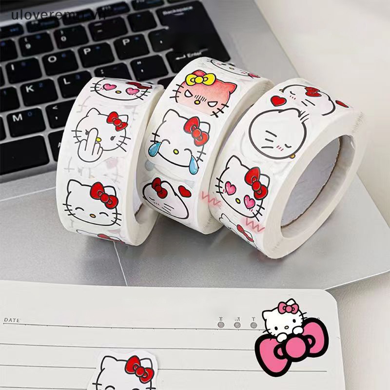Set 500 Sticker Hello Kitty Pachacco Chống Thấm Nước Trang Trí Sổ Tay / Nhật Ký DIY
