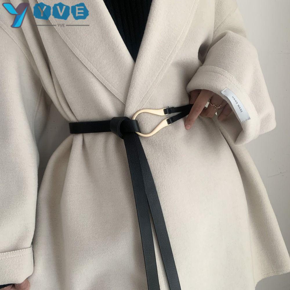 Thắt Lưng Dây Da Bản Nhỏ Thời Trang Cho Nữ