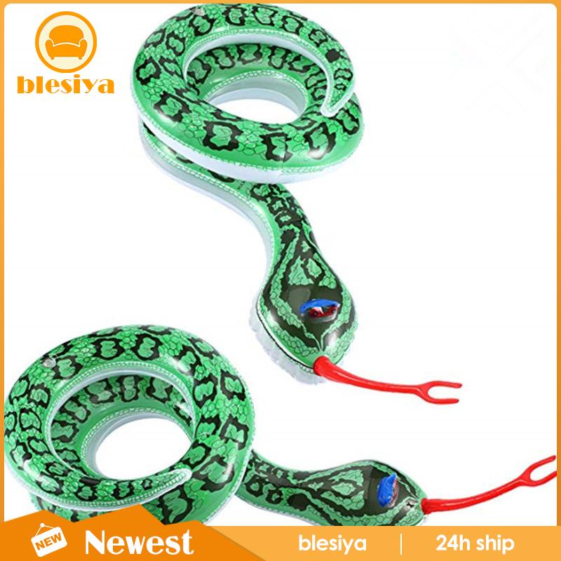 [Blesiya] Đồ Chơi Mô Hình Rắn Bơm Hơi Đồ Chơi Mô Phỏng Động Vật Cho Bữa Tiệc Cá Tháng Tư