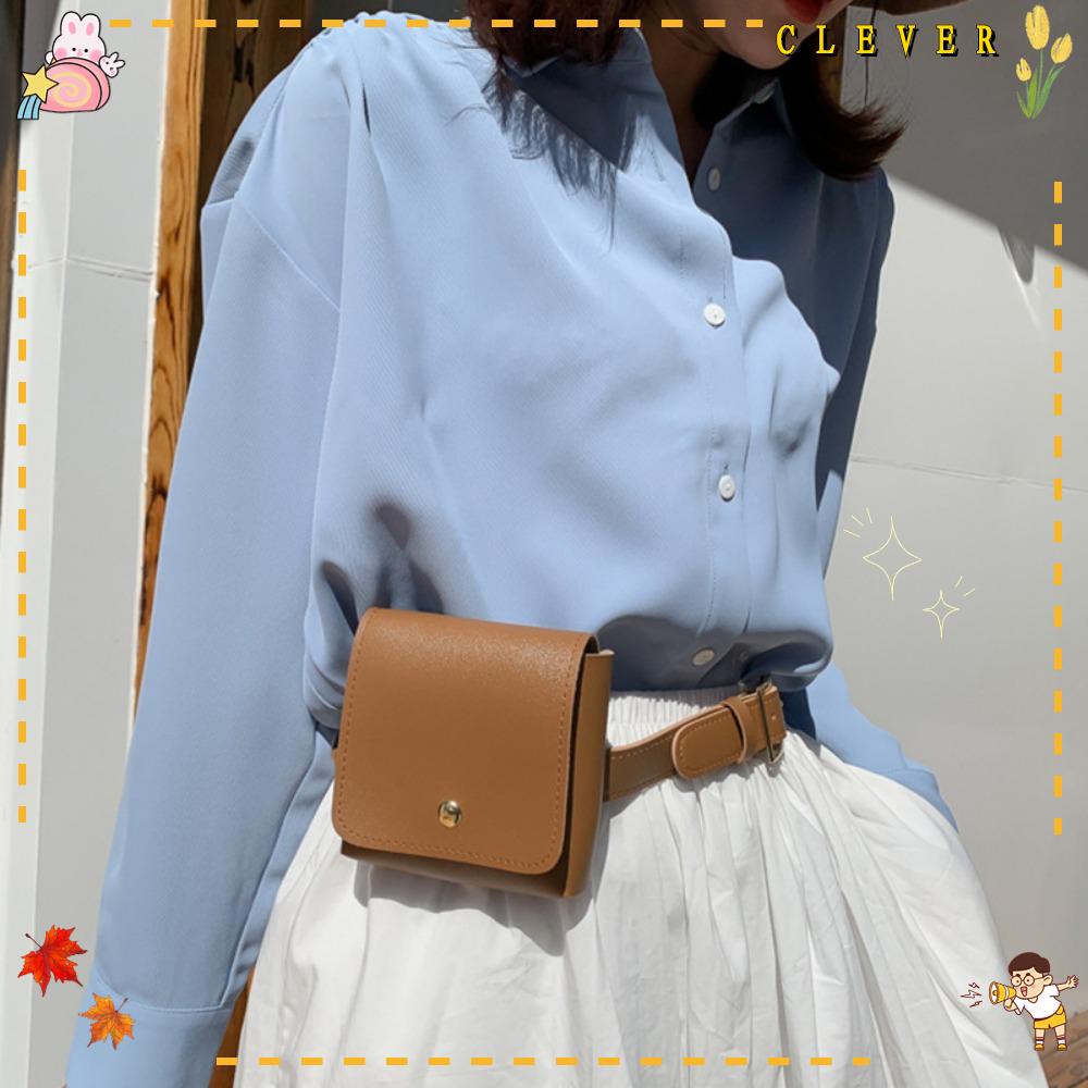 Túi Da Đeo Hông Thời Trang Cho Nữ