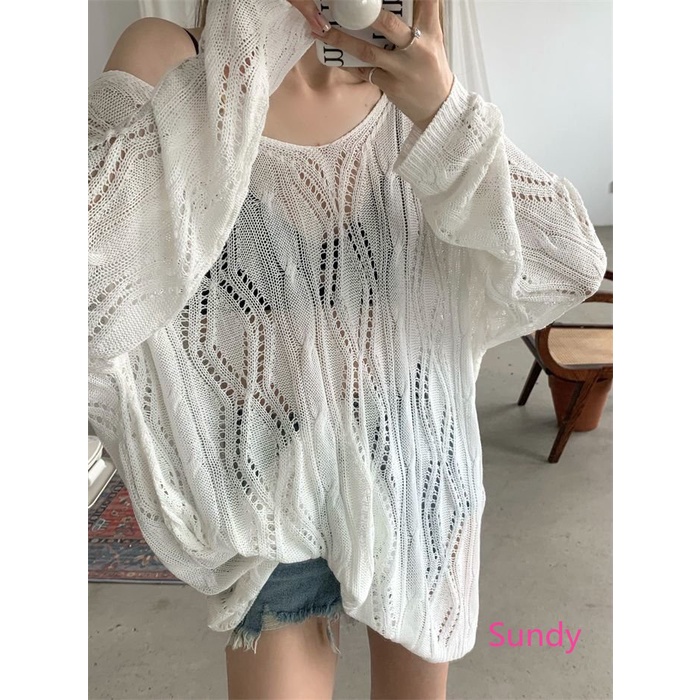 Áo Dệt Kim Dáng Rộng Hở Lưng Thời Trang Mùa Hè Quyến Rũ Cho Nữ