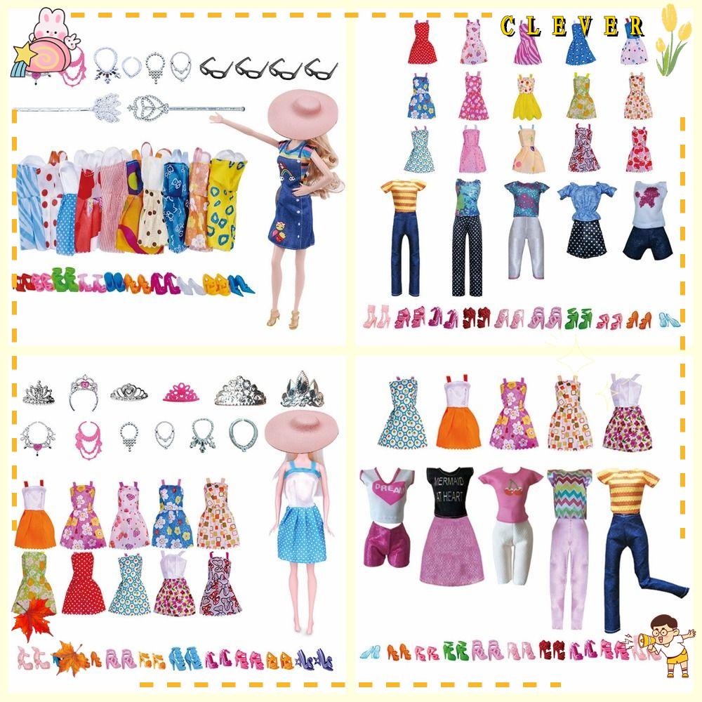 Set 20 / 30 / 32 Đầm Đồ Chơi Búp Bê Cỡ 11inch / 30cm