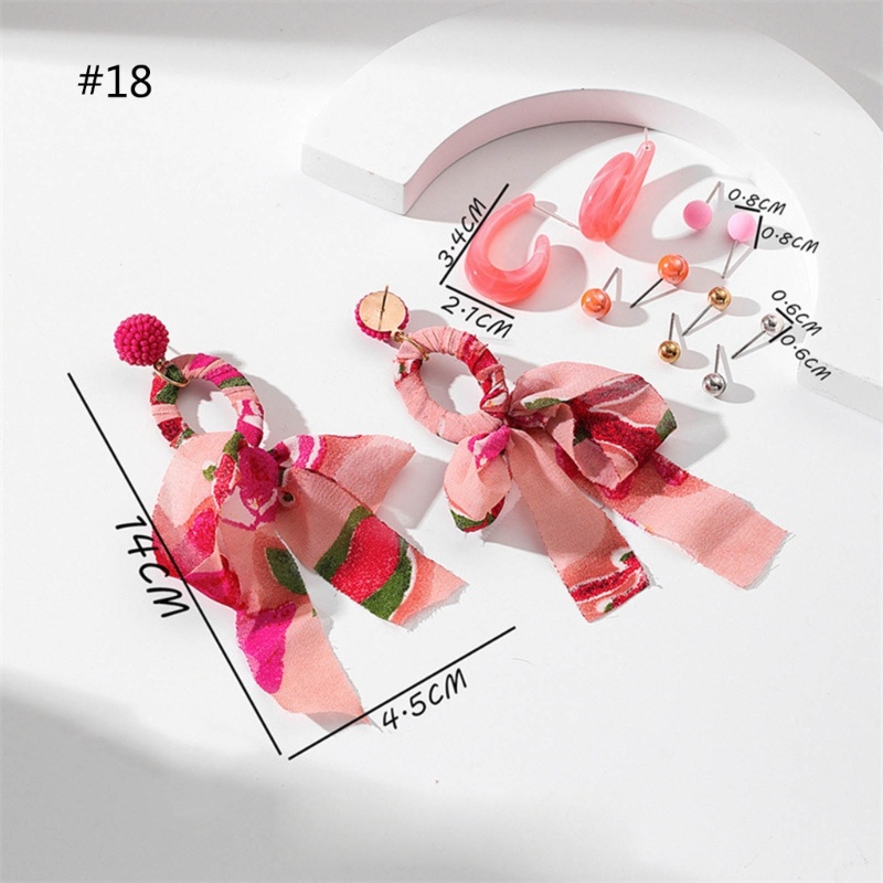 Set Khuyên Tai Acrylic Xinh Xắn Thời Trang Cho Nữ