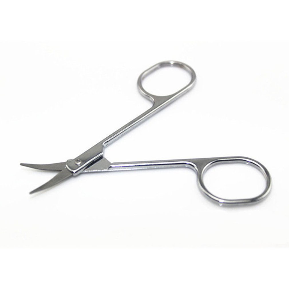 Nose Hair Scissors Small Eyebrow Cutter Stainless Steel Makeup Scissors