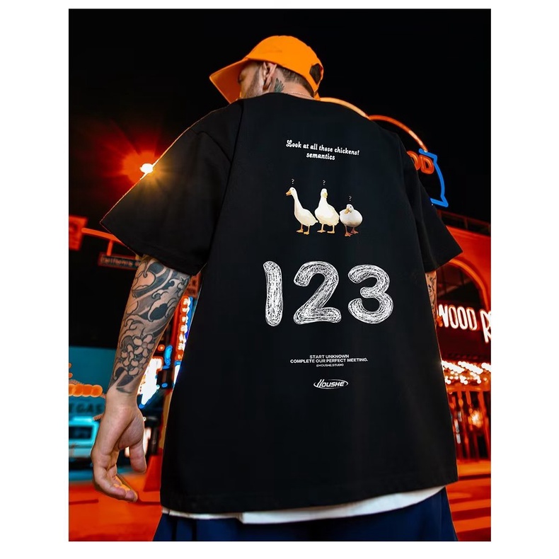 Áo Thun Cotton Tay Ngắn Phong Cách Âu Mỹ Thời Trang Mùa Hè Mới 2023 Dành Cho Nam