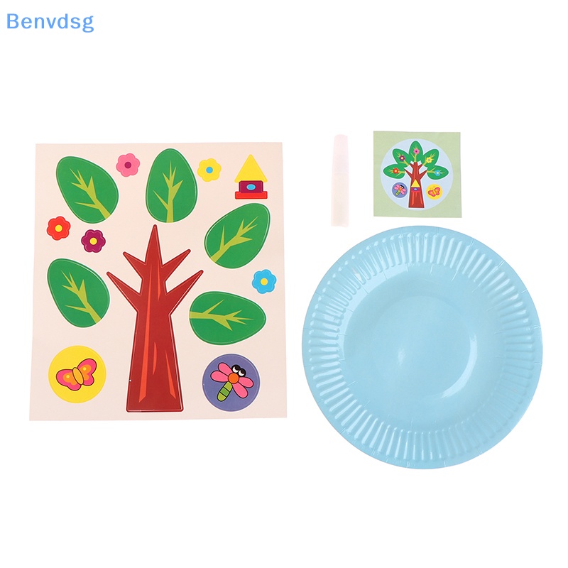 1 Bộ Miếng Dán Hoạt Hình Đầy Màu Sắc Trang Trí Thủ Công Cho Bé