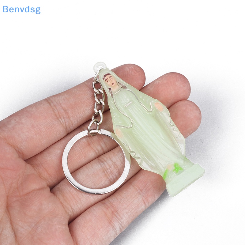 Benvdsg &gt; Móc Khóa Hình Thánh Giá Đức Mẹ Mary Màu Xanh Dương Dạ Quang Trang Sức Làm Quà Tặng Cho Nam Và Nữ well