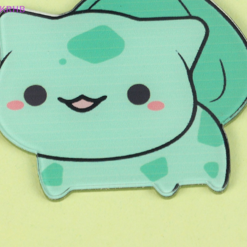 Krhb Kẹp Giấy Văn Phòng Phẩm Hoạt Hình Pokemon Bằng Acrylic Kawaii Mới