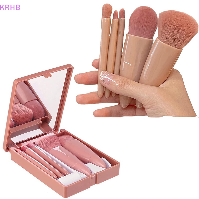 Bộ Cọ Trang Điểm Kabuki Mini Kèm Gương Mới