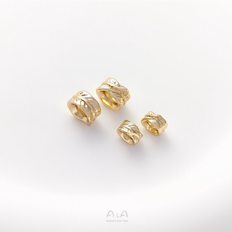 Chuỗi Hạt 14k Màu Sắc Rực Rỡ Hình Lông Vũ Độc Đáo Làm Trang Sức Thủ Công diy