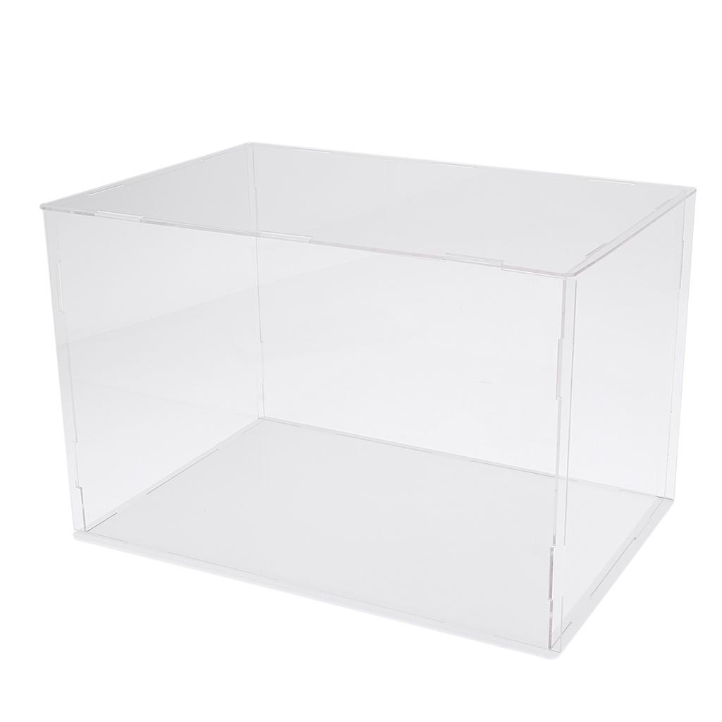 Hộp Trưng Bày Mô Hình Trưng Bày Bằng Acrylic Trong Suốt Chống Bụi Kích Thước 40x30x30cm