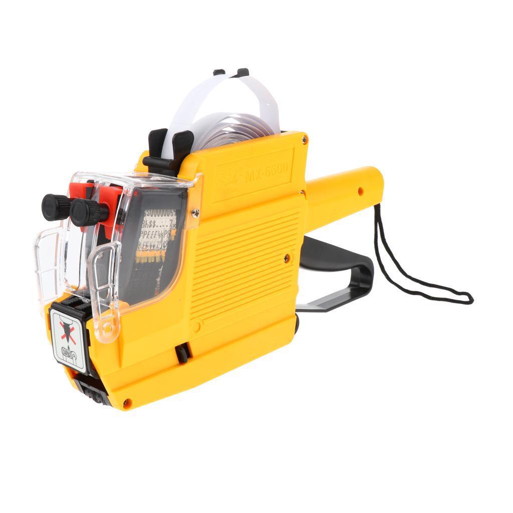 Nhãn Hiệu MX-6600 10 Số 2 Dòng Màu Xanh Dương