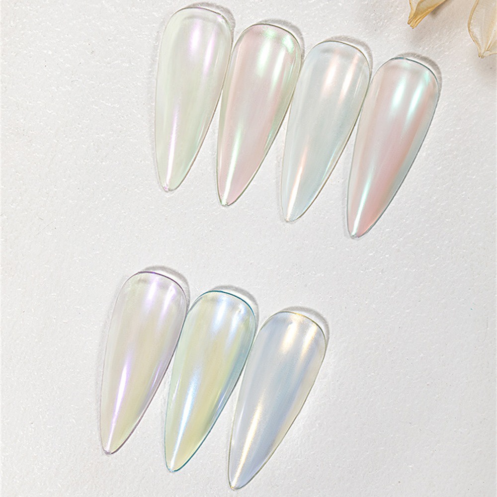 Phấn Trang Trí Móng Tay Màu Trơn Hiệu Ứng Gương Ánh Kim Thương Hiệu MISS GOOEY Aurora