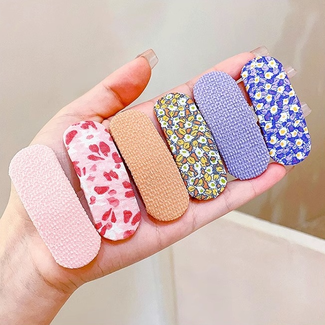 Bộ 2 Kẹp Tóc Họa Tiết Hoa Đơn Giản Thời Trang Hàn Quốc