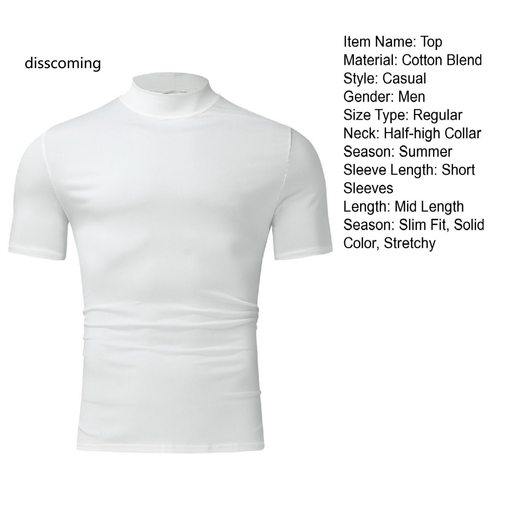 Áo Thun Tay Ngắn In Chữ SL| Áo Thun Cổ Cao Ôm Dáng Mềm Mại Thoáng Khí Chống Nhăn Thời Trang Mùa Hè Cho Nam