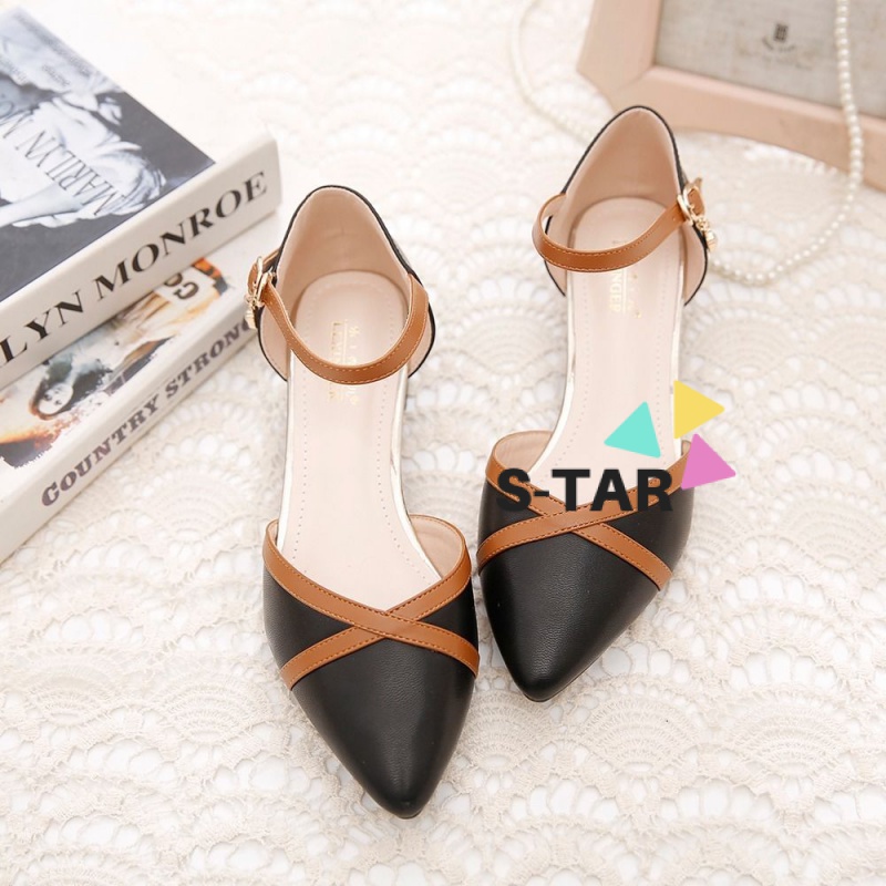 Giày Sandal Cao Gót Mũi Nhọn Đế Dày Phong Cách Hàn Quốc Thời Trang Xuân Hè 2023 Mới Cho Nữ