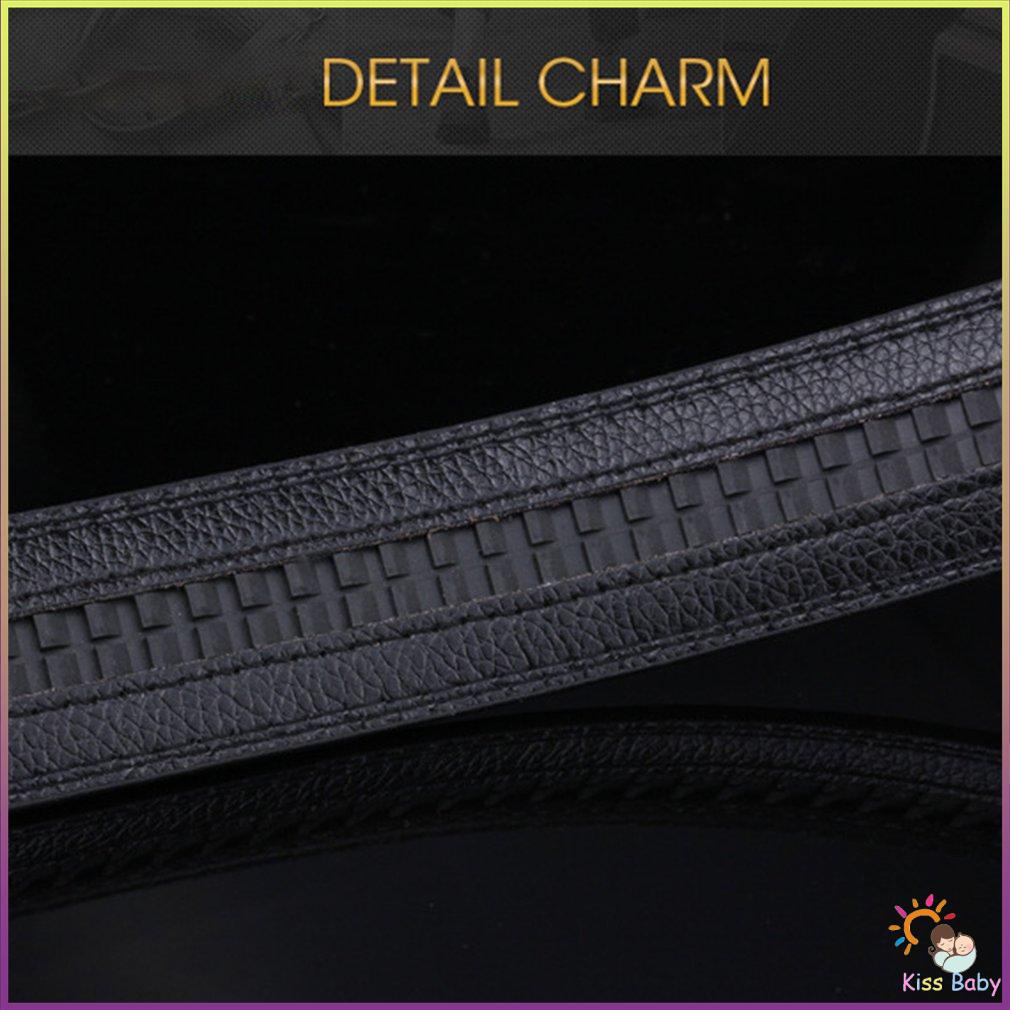 Giày Thời Trang Hoang Dã Giả Da Thắt Lưng Nam Không Đầu 2 Mặt Vải Thiều Dải Automaticle Với Phi Hàng Dây