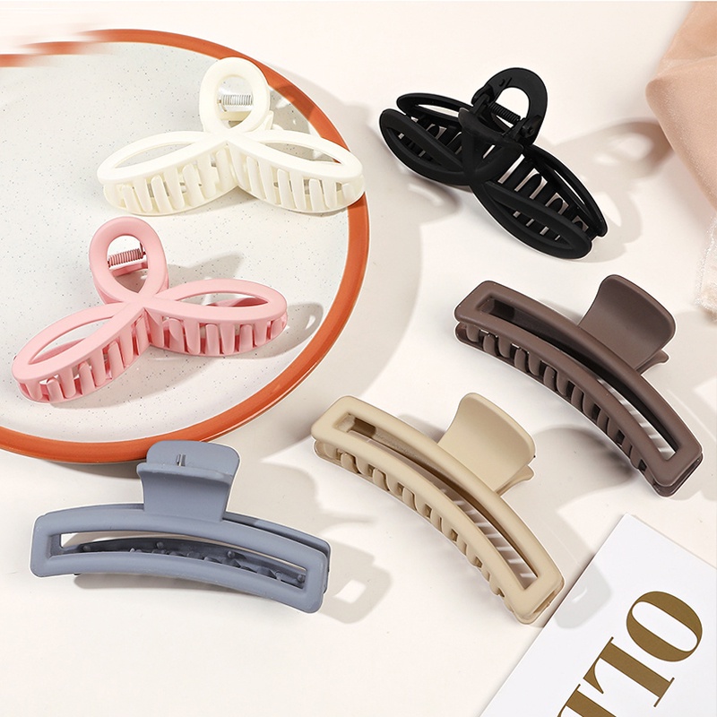 Kẹp Acrylic 11cm Tạo Kiểu Tóc Thời Trang Nhiều Màu Tùy Chọn