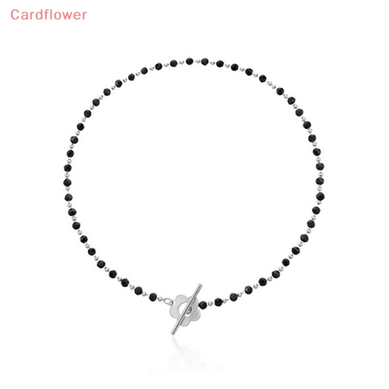 Vòng Cổ Chuỗi Hạt Đen Phong Cách Hàn Quốc Thanh Lịch Cho Nữ