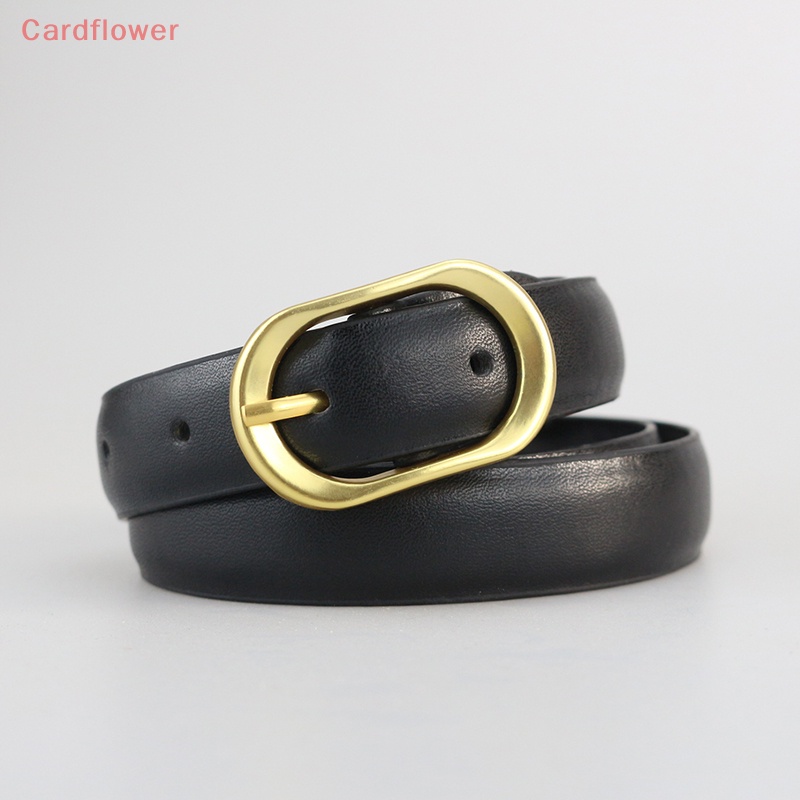 Thắt Lưng Da Khóa Kim Loại Phong Cách Vintage Thời Trang Cho Nữ