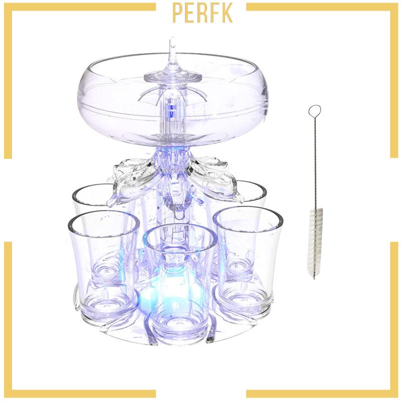 Giá Đỡ 6 Cốc Thủy Tinh Trong Suốt Dùng Cho Tiệc Cưới