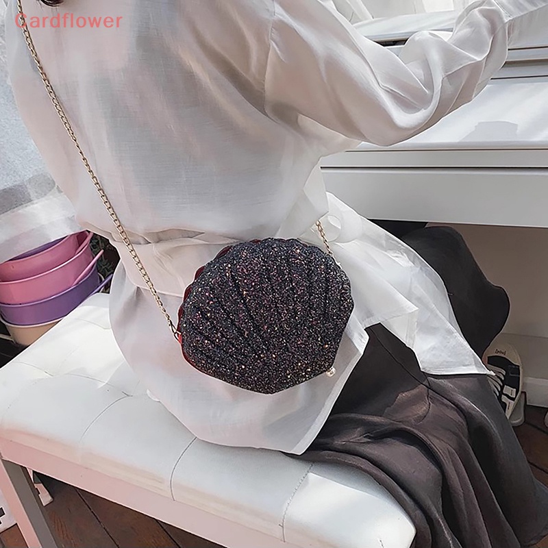 Túi Đeo Chéo Đính Vỏ Sò Lấp Lánh Thời Trang Mới