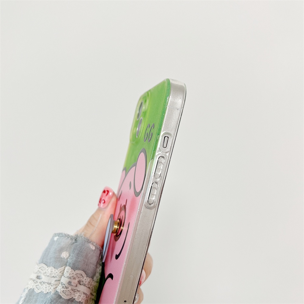 Ốp Điện Thoại TPU Dẻo Trong Suốt Họa Tiết Chú Heo Vui Nhộn Cho iPhone 11 12 13 14 PRO MAX