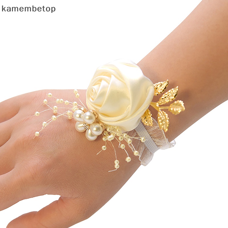 Beto Vòng Tay Hoa Vải Sa Thạch Cho Phù Dâu Đám Cưới